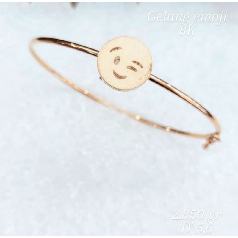gelang emoji UBS GOLD kadar muda 375/8k