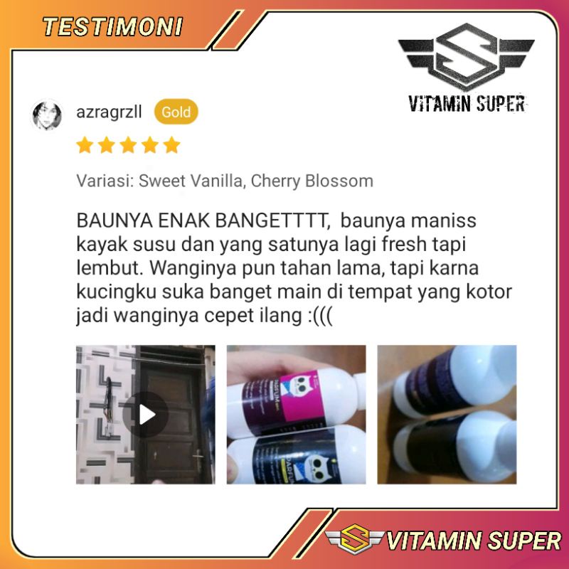 Parfum Kucing, Anjing, Kelinci, Hamster, Sugar Glider | Super Wangi, Super Lembut, Aman dan Tahan Lama