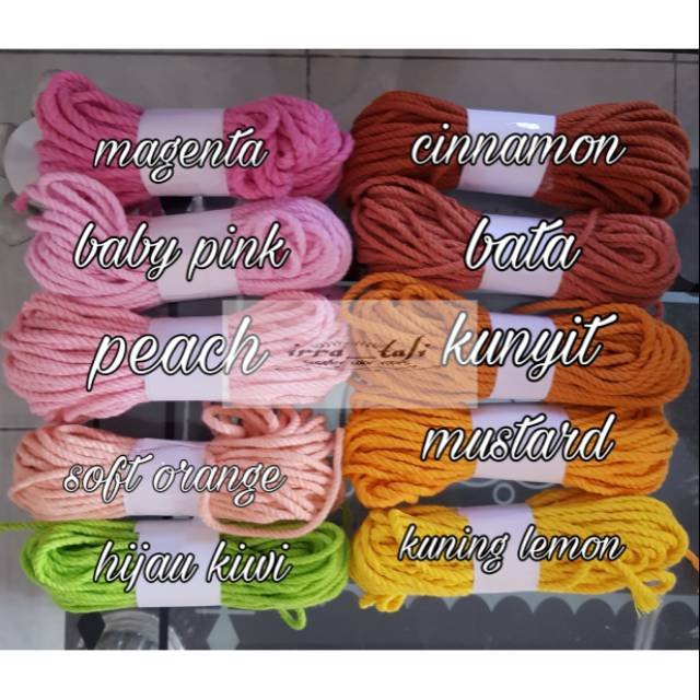 Tali katun 4mm|| 100grm