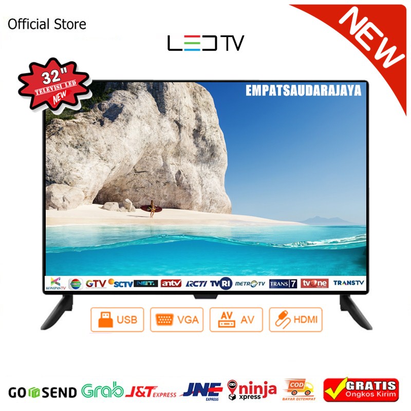 TV LED 32 inch android 9 Full HD 1080p Support USB kabel HDMI Bisa Buat Monitor CCTV,PC sama Televis