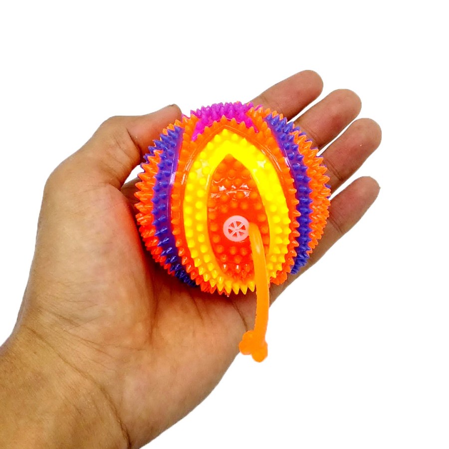 Bola Yoyo Toet Toet Nyala Lampu LED Mainan Anak dan Bayi