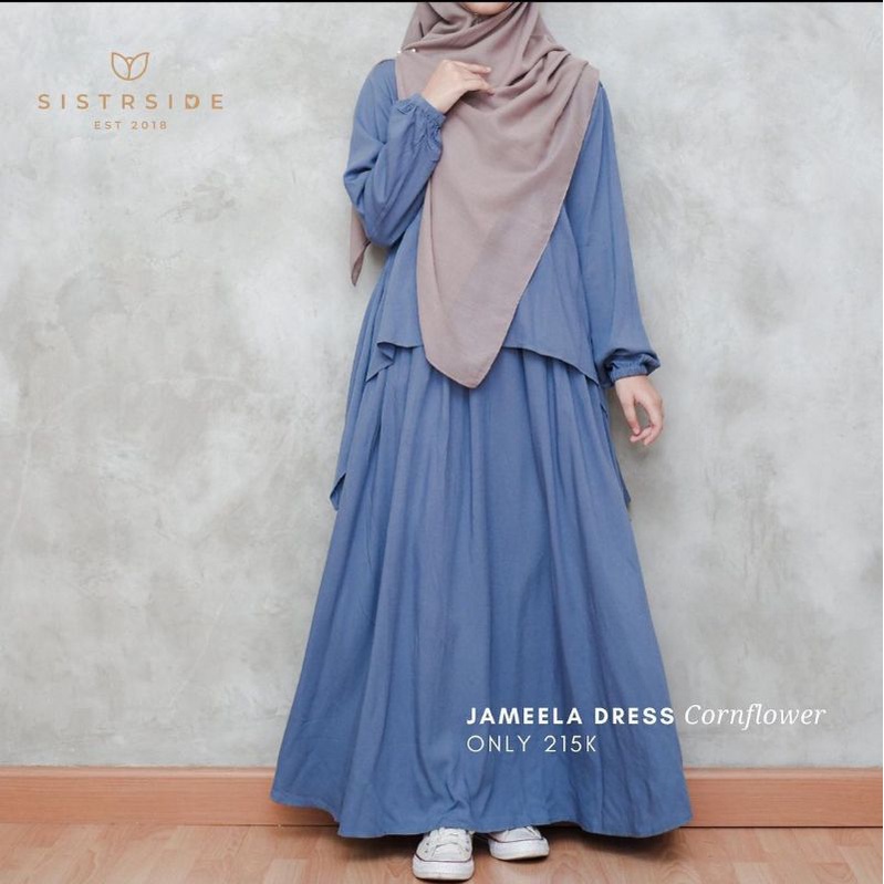 Jameela Dress cornflower  by Sistrside
