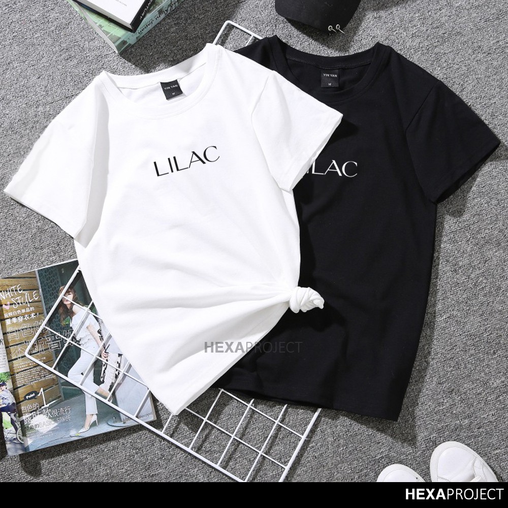 Kaos KPOP IU LILAC Kaos Distro Pria dan Wanita - KPOP31