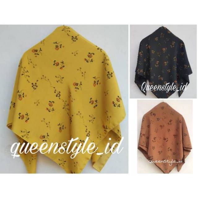 Hijab Wolfis segiempat motif/ Wolfis monalisa segiempat termurah & terbaru/hijab wolfis motifI