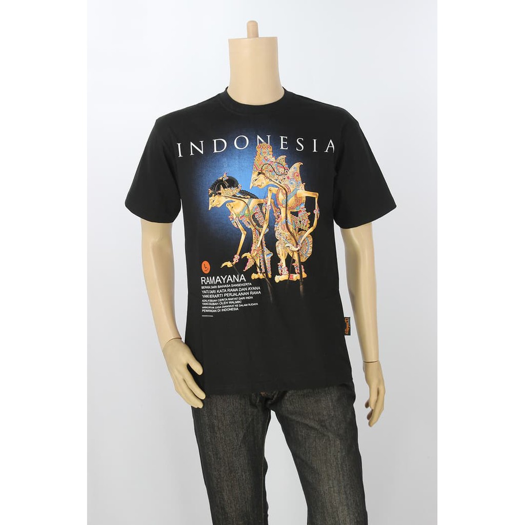 Kaos Wayang Ramayana Shopee Indonesia