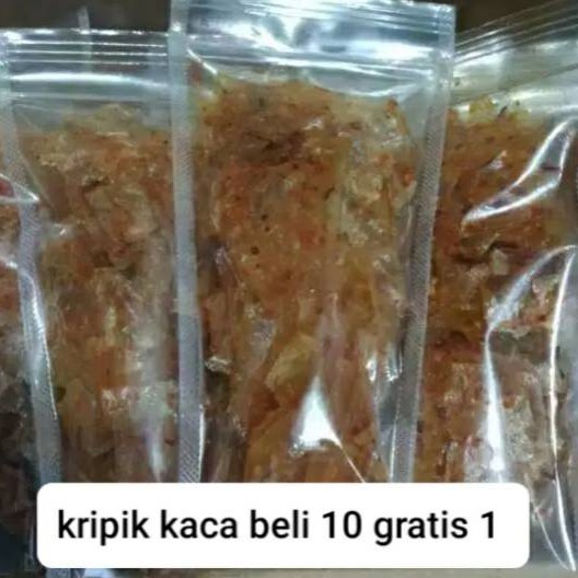 

Kripik kaca 25 gr pedas daun jeruk kwalitas no 1