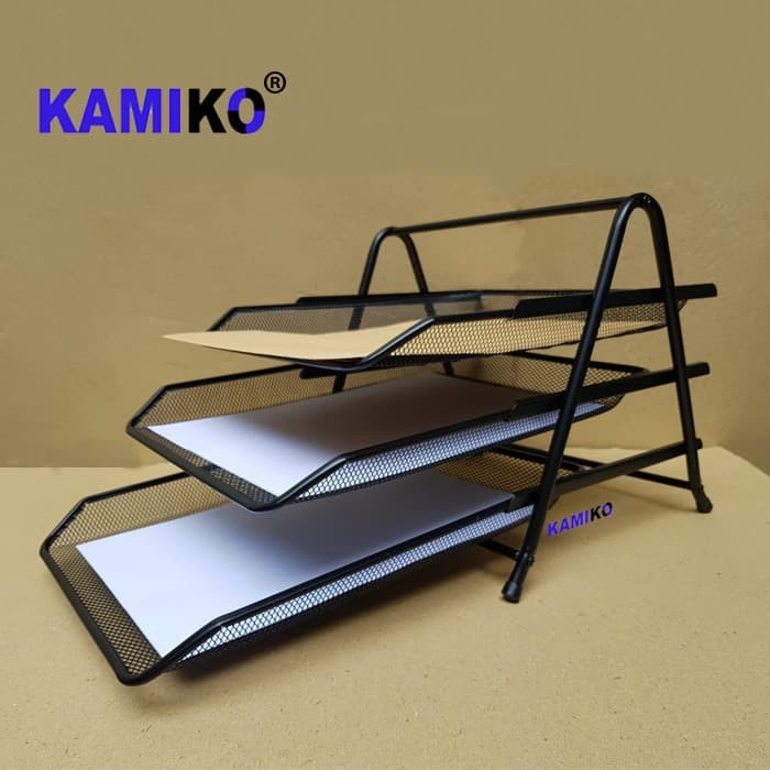 

File-Box- Kamiko Rak Surat Letter Tray Jaring Letter Paper Document Tray Susun -Box-File.