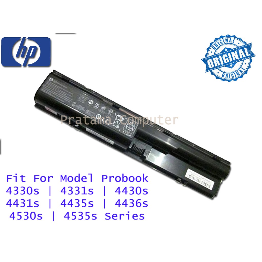 HP Probook 4330s 4331s 4430s 4431s 4435s Series Baterai Laptop Model PR06 Original