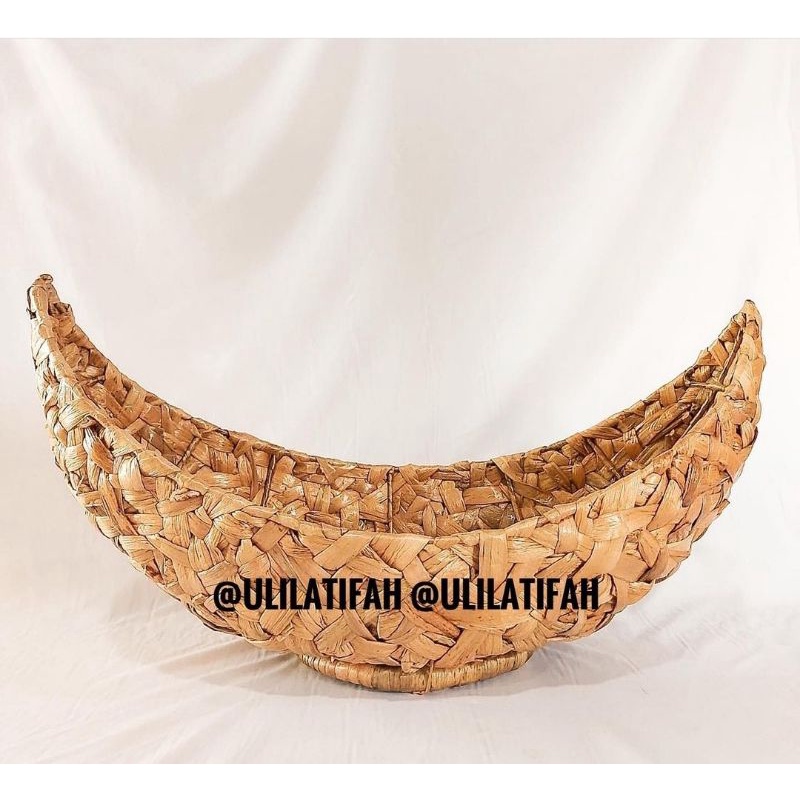 properti foto bayi/ perahu/ bulan sabit/ enceng/ properti foto bayi perahu