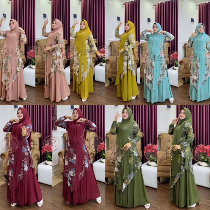 SET SYARI AURORA VOL 7 BY IRNA GALLERY sisa b