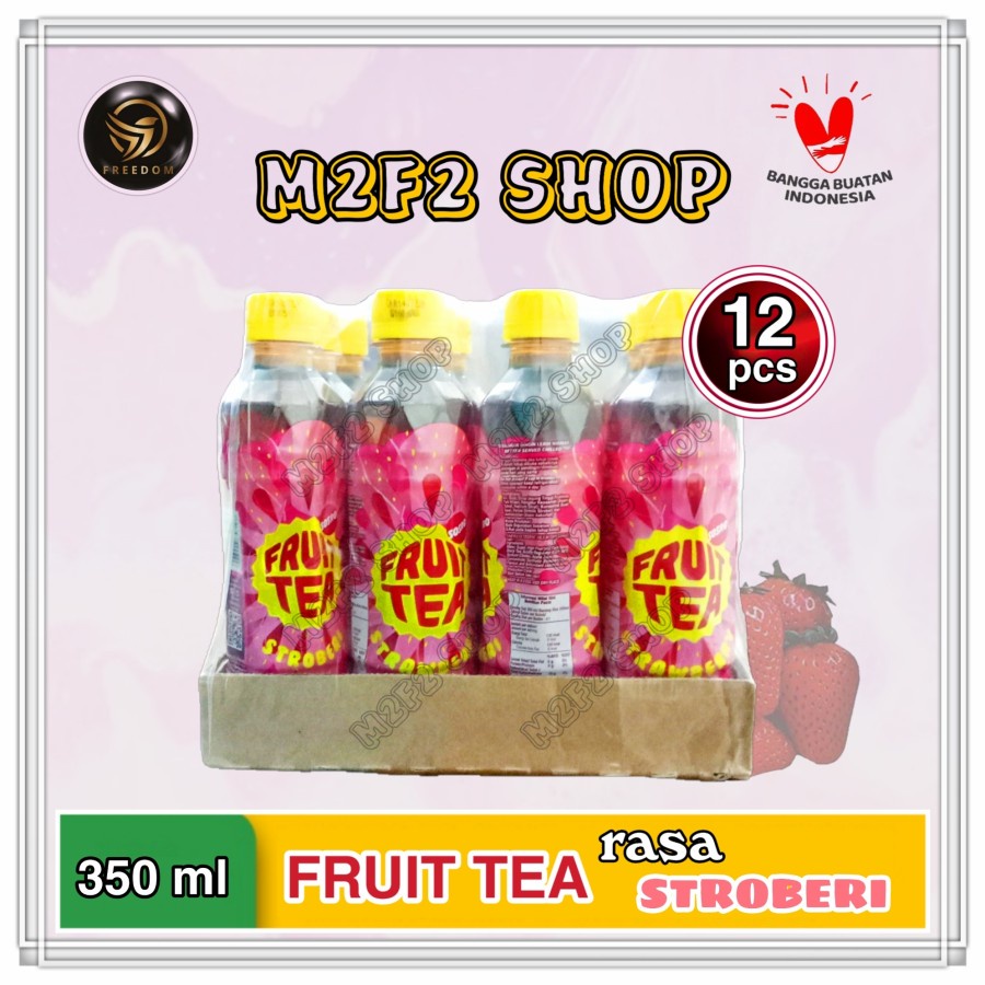 

Fruit Tea Strawberry | Stroberi Botol Pet - 350 ml (Kemasan Karton)