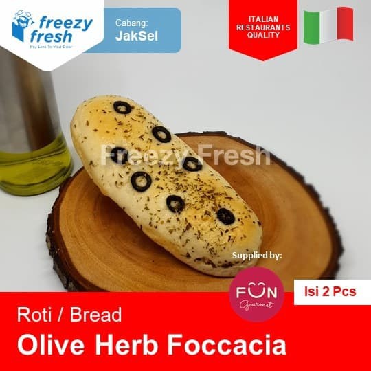 

Roti OLIVE HERB FOCCACIA, Italian inspired bread by Fun Gourmet