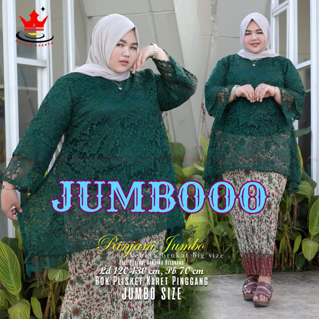 HANYA ATASAN‼️ KEBAYA JUMBO XXXL LD 130 - BRUKAT COUPLE JUMBO - KEBAYA MODERN JUMBO - KEBAYA COUPLE 