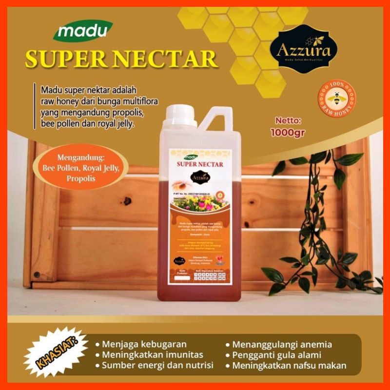 

Madu Azzura Super Nectar Premium Madu Azzura 1000 gr