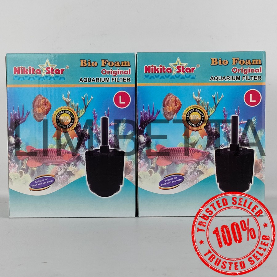 Bio Foam Filter L / Bio Sponge filter Aquarium / Biofoam Nikita Size L