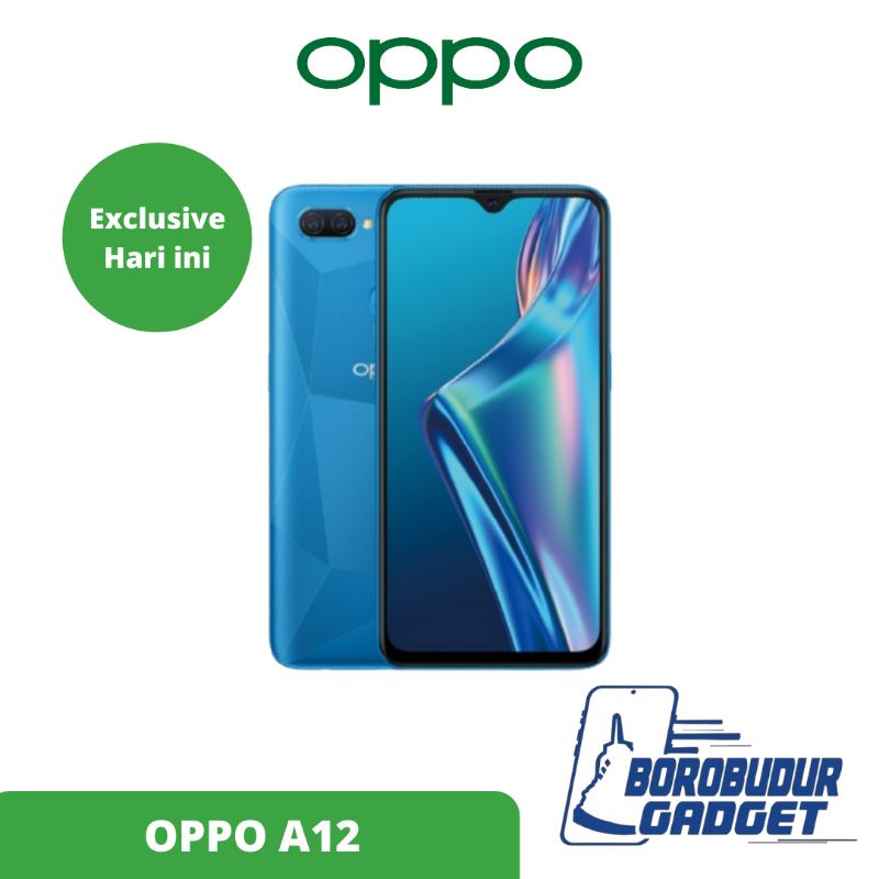 HP Baru Murah Oppo A12 ram 3/32 Baru Garansi resmi no repack