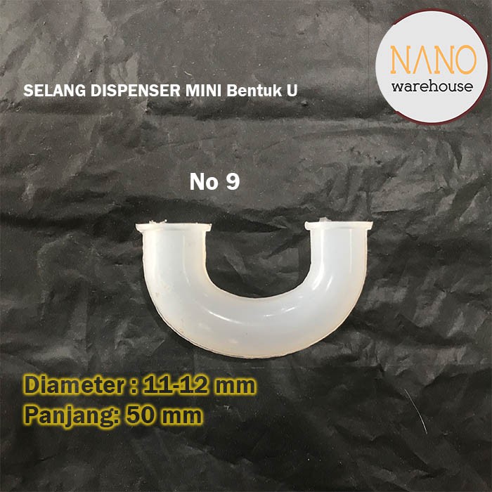 Selang Karet Silicone Dispenser Air Panas Model U No 9