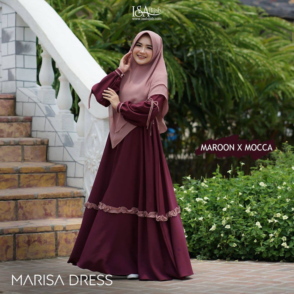 Gamis dewasa MARISA dress  only by Isa Hijab