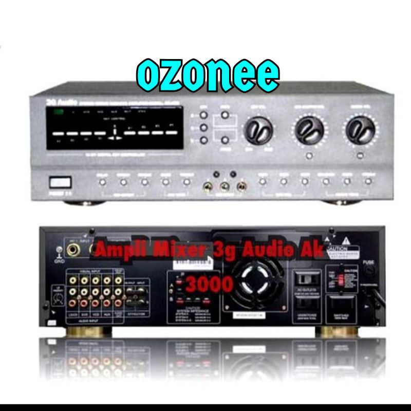 AMPLI 3G AUDIO AK 3000 ORIGINAL AMPLIFIER 3G AUDIO AK 3000  KARAOKE