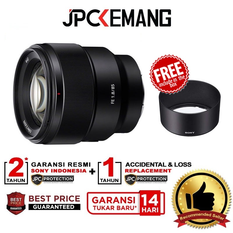 Sony FE 85mm f1.8 Sony 85 mm f/1.8 Garansi Resmi