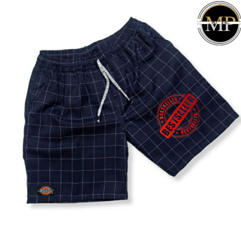 Celana Pendek Pria Tartan Motif Kotak-Kotak Surfing shortpant size M,L,XL