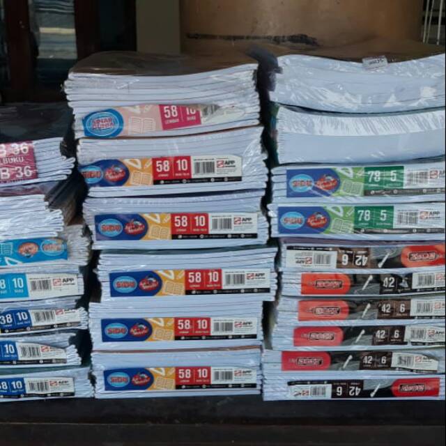 

Berbagai macam merk buku tulis