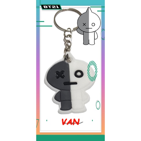 Gantungan Kunci K.POP BTS accessories Tas karakter boneka Boys BT21