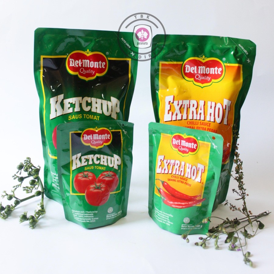 

Delmonte Saos Tomat Del Monte Sambal Extra Hot Kemasan Pouch 200gr Refill 200 gr