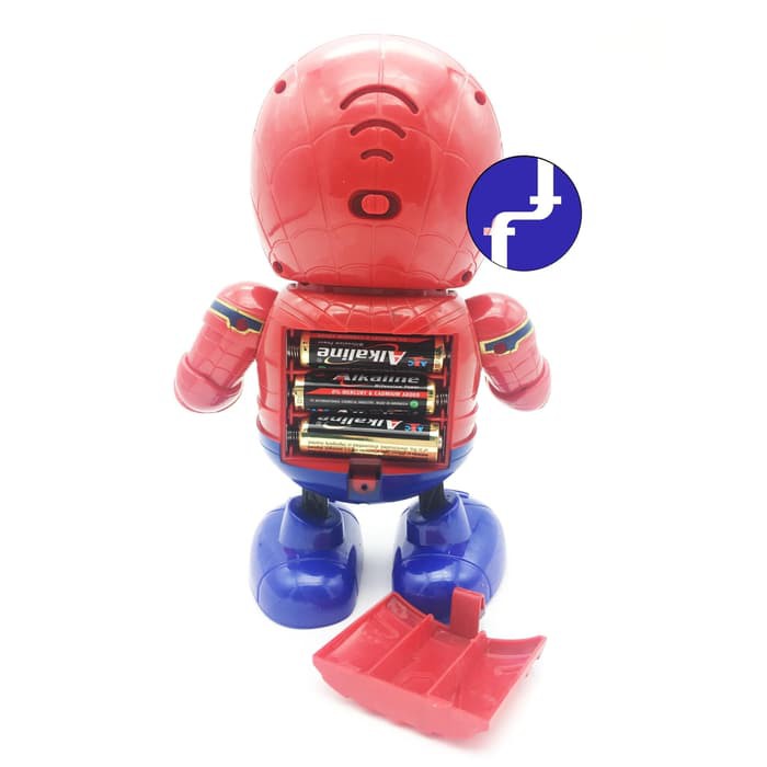 ROBOT SPIDERMAN SUPER HERO DANCE TOPENG BISA DIBUKA