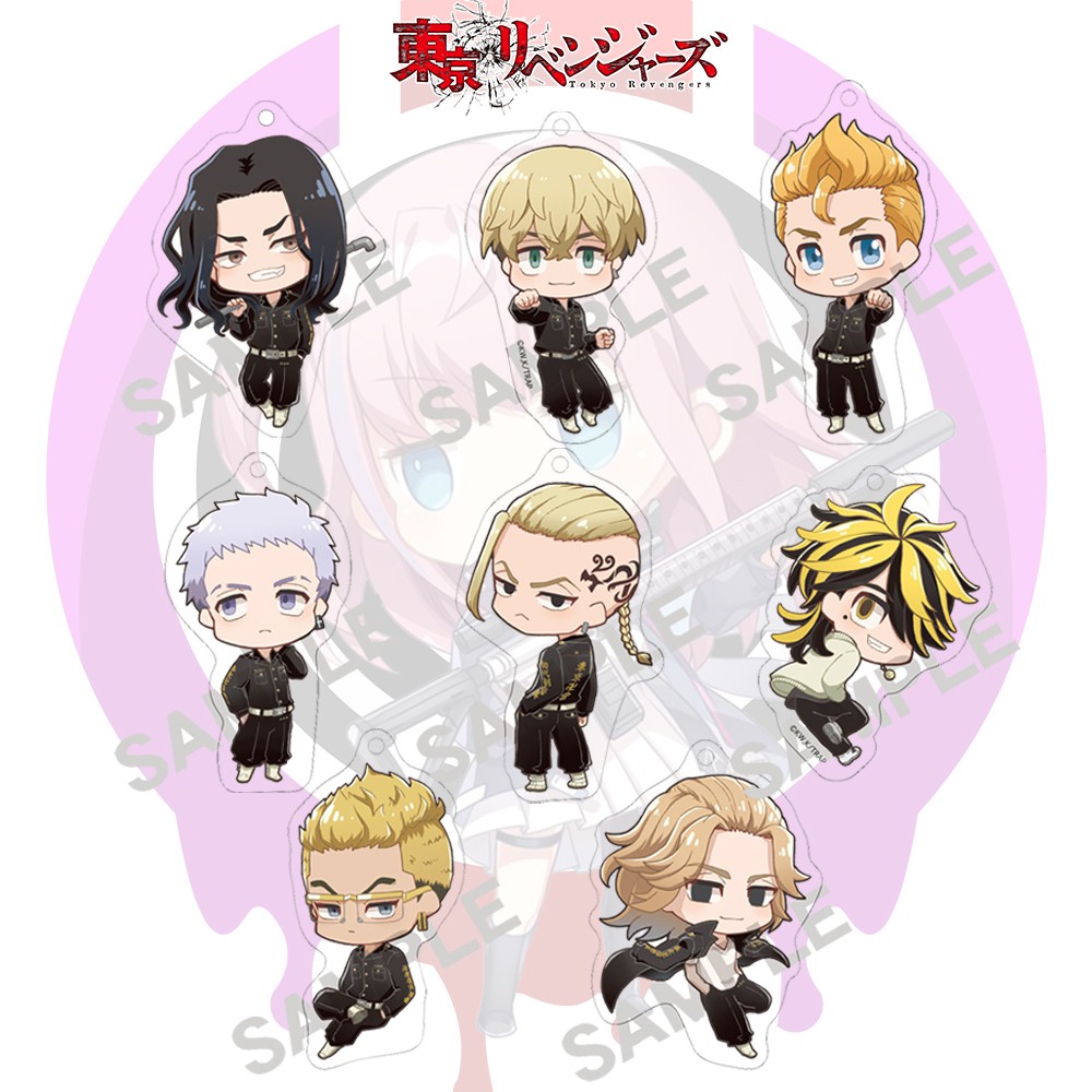 Gantungan Kunci Tokyo Revengers / Keychain Anime Tokyo Revengers / Ganci Mikey, Chifuyu, Draken