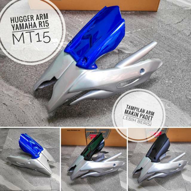 COVER ARM R15 HUGER MT15 HUGGER ARM MT15 COVER ARM R15VVA R15V3 VISOR UNDERCOWL FENDER KONDOM R15