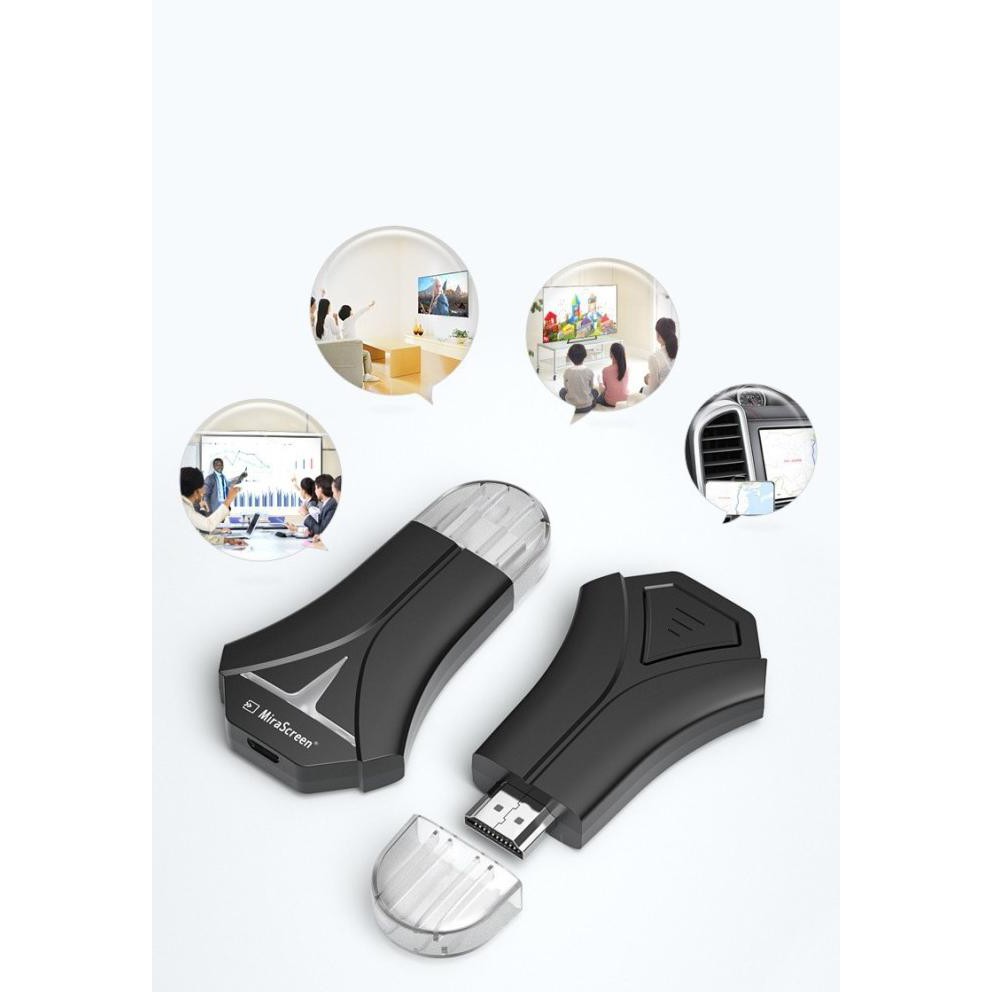 Ready&Siapkirim Mirascreen K12 Castscreen Anycast Hdmi Dongle Auto Switch
