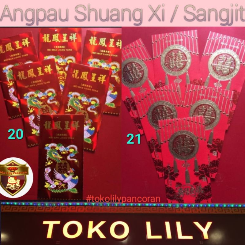 Angpau Wedding / Angpao Shuang Xi / Angpao Sangjit / Angpau Nikah / Angpau Lamaran / Angpao