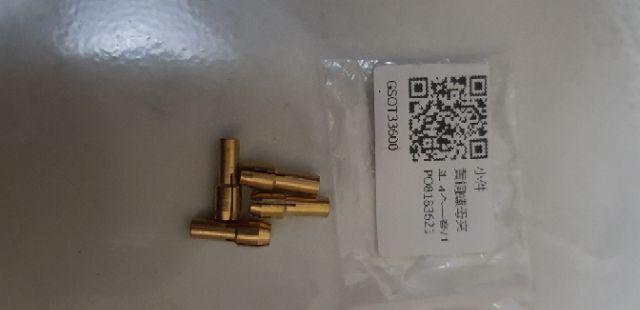 Yoaushop 4pcs/set Mata Bor Chuck Collet Kuningan Adapter Multifungsi 2mm Untuk Perlengkapan Pertukangan