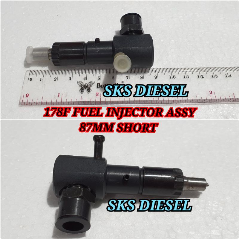 178F Fuel Injector Assy Rumah Nozzle Nozel Nojel Mesin Diesel Solar Kipor Kama Firman 87MM