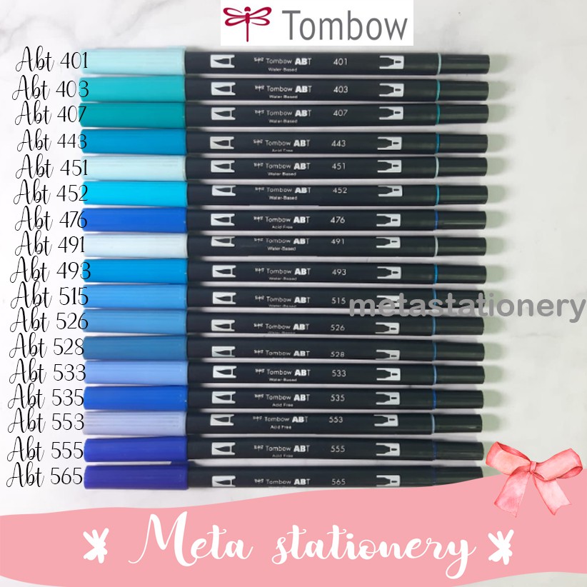 

ABT Tombow Dual Brush Pen warna Blue
