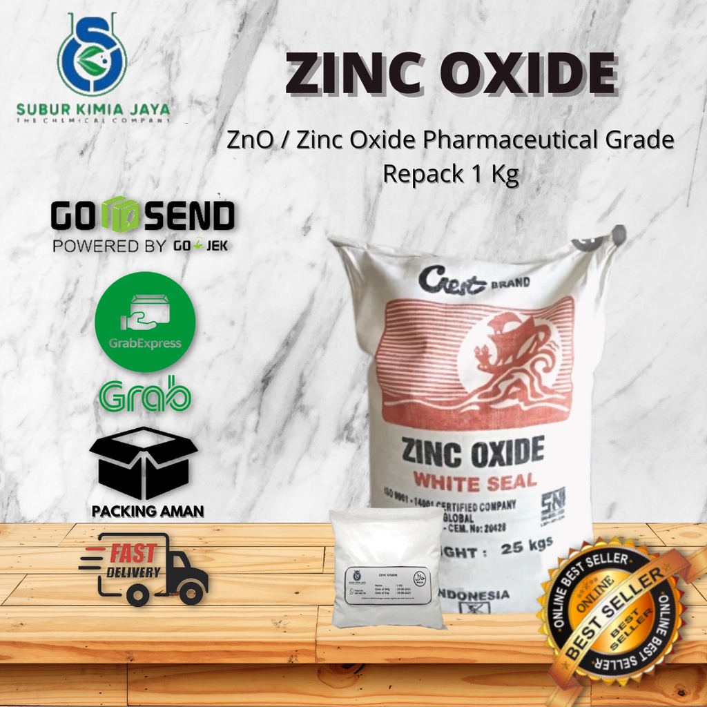

Zinc Oxide / ZnO 1 KG Premium