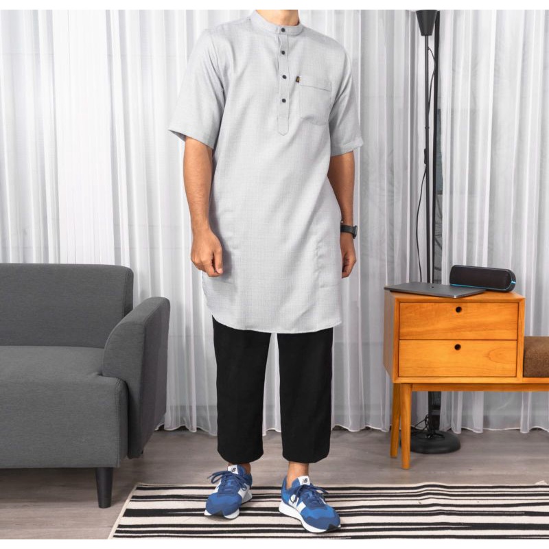 Gamis Basic Colour Baju Koko New Edition By Uhud