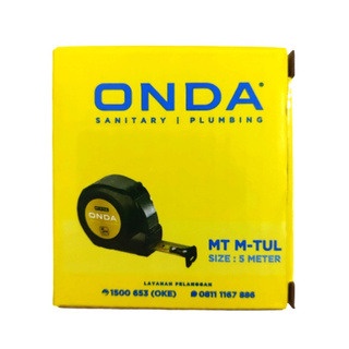 Meteran Otomatis ONDA MT 01 Nylon Ukur MT 01 5meter / 5m 5 meter tape