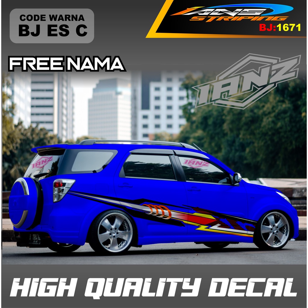 STICKER VARIASI MOBIL GRAND LIVINA / VARIASI STICKER DECAL MOBIL AVANZA XENIA INNOVA / DECAL STIKER GRAND LIVINA / STIKER MOBIL