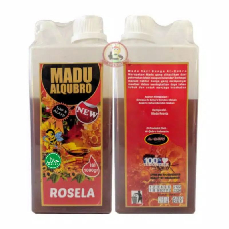 

Madu Nektar Rosella - Madu Murni Al Qubro 1 Kg