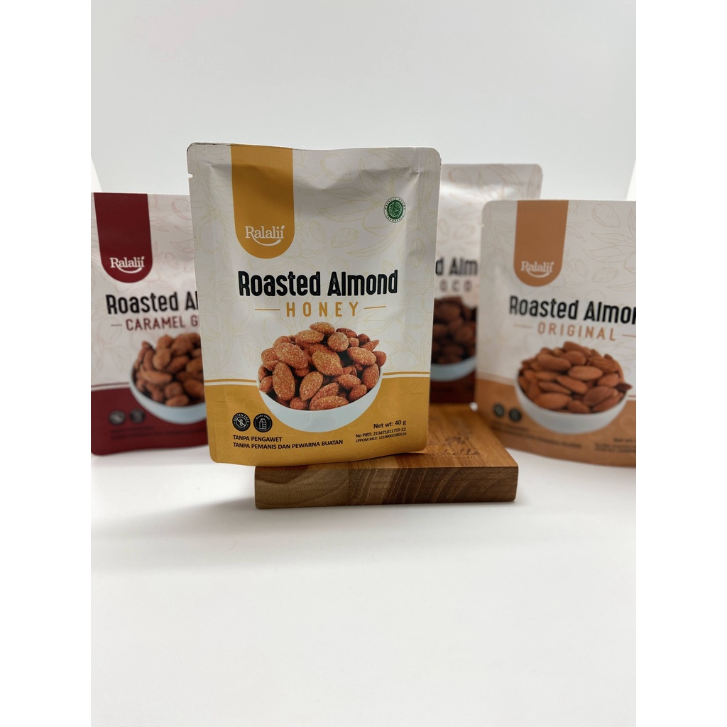 

Ralalii - ROASTED ALMOND 40g Chocolate - Salty - Honey