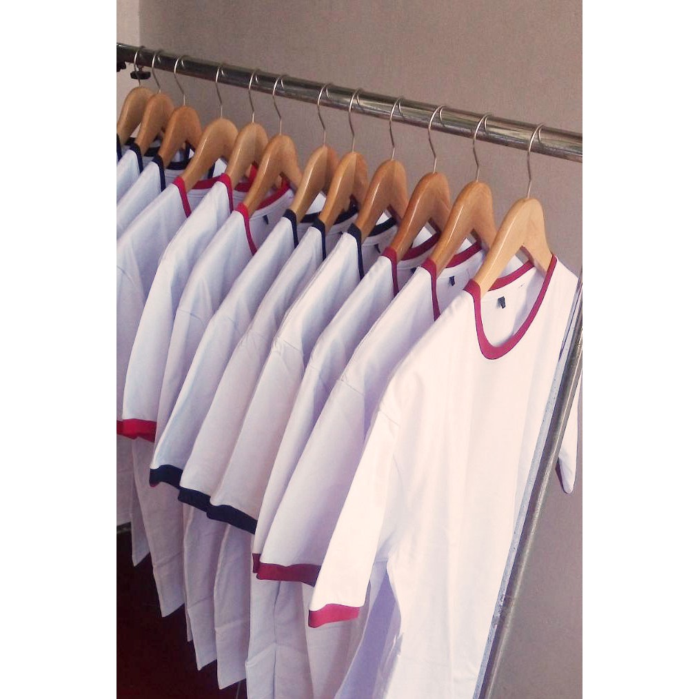 KAOS RINGER TEE POLOS KAOS RINGER TEE PRIA KAOS POLOS KAOS PUTIH POLOS COTTON COMBED 24S KAOS PRIA