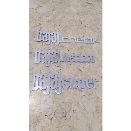 Emblem Vespa Bajaj Super Deluxe Chetak