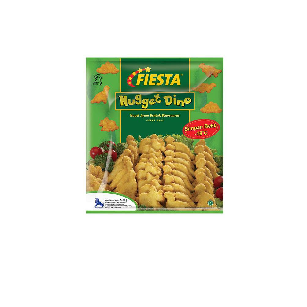 

{BISA COD} Fiesta Paket Nugget Dino Makanan Instan 500 G (3 Pcs) TERUJI [Kode 1|Kode 2|Kode 3|Kode