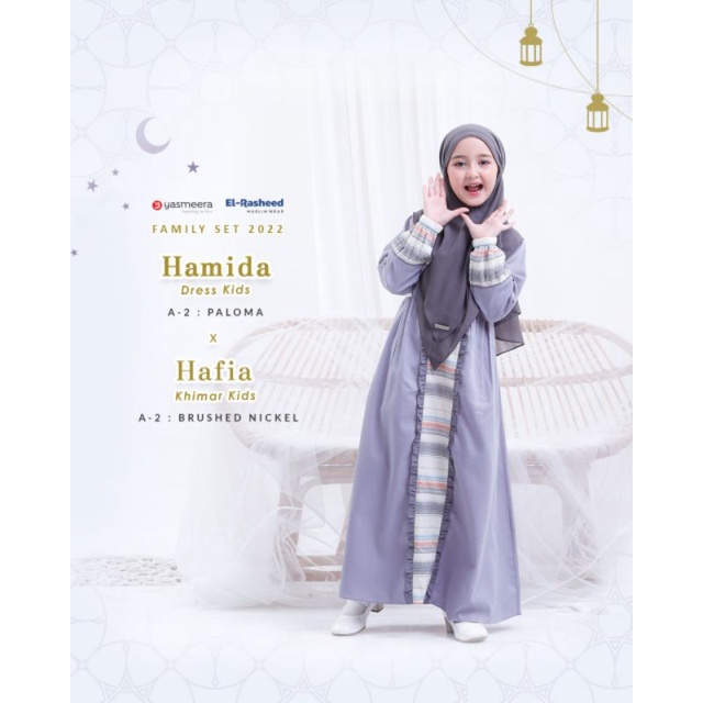 HAMIDA DRESS KIDS SARIMBIT YASMEERA GAMIS ANAK YASMEERA DRESS ANAK HAMIDA DRESS YASMERA