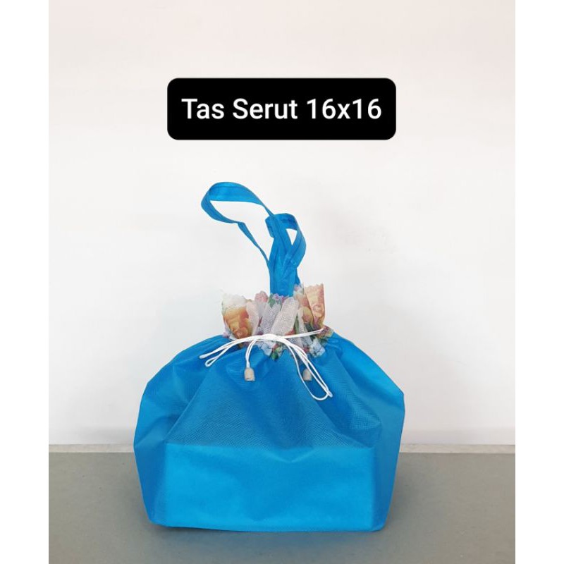 

Tas Kain Serut Spunbond untuk dos 16x16 isi 6 pcs