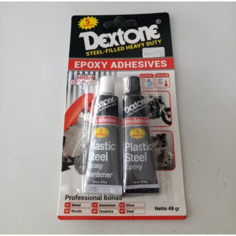 LEM CAMPUR DEXTONE EXPOXY ADHESHIVES 5 MENIT