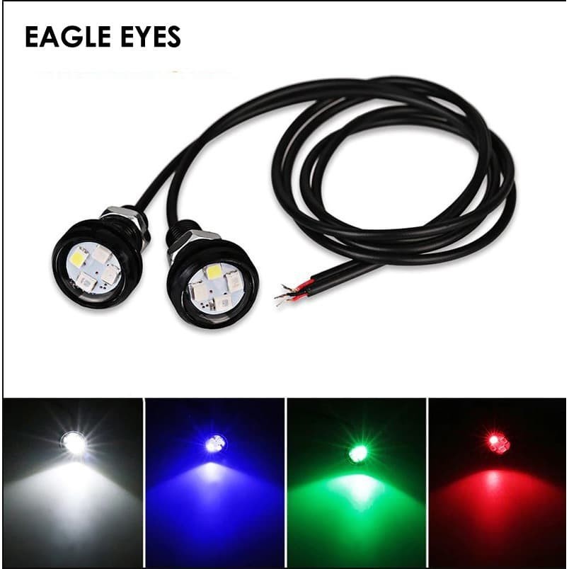 Led EAGLE EYE 23mm Lampu Mata Elang DRL Led Motor Mobil UNIVERSAL