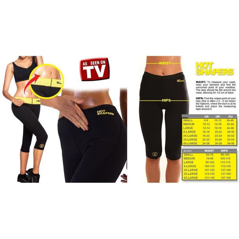 HOT SHAPER PANTS/ HOT SHAPER PANT / CELANA PELANGSING OLAHRAGA ADA LOGO